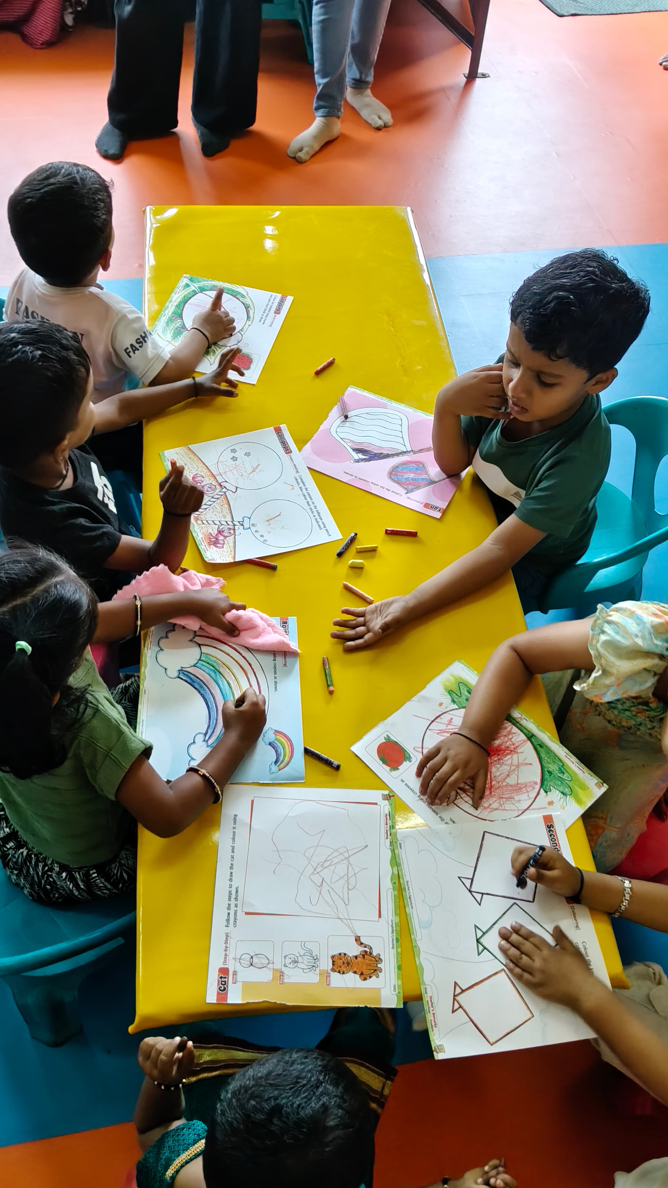Phonics Classes program learning activities at WOW Saplings Preschool, Kolhapur