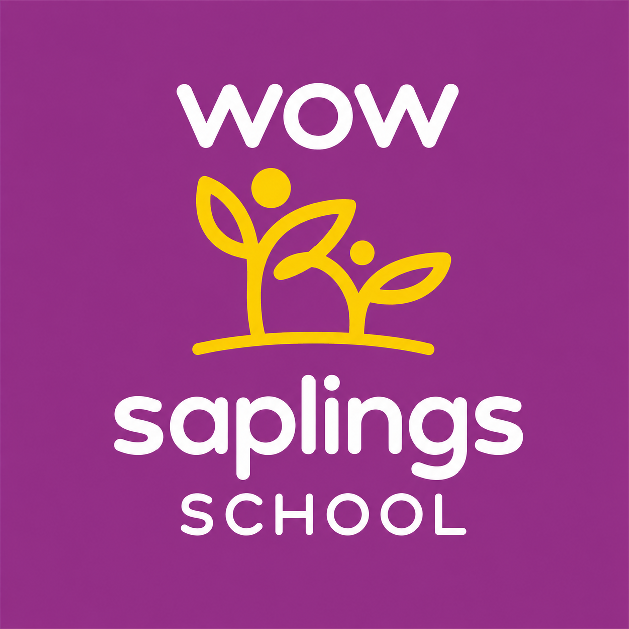 WOW Saplings Logo
